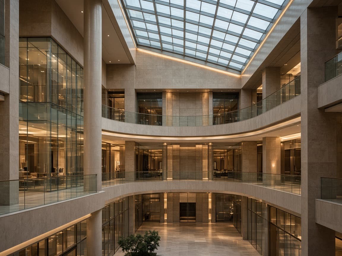 Retail centres and malls.