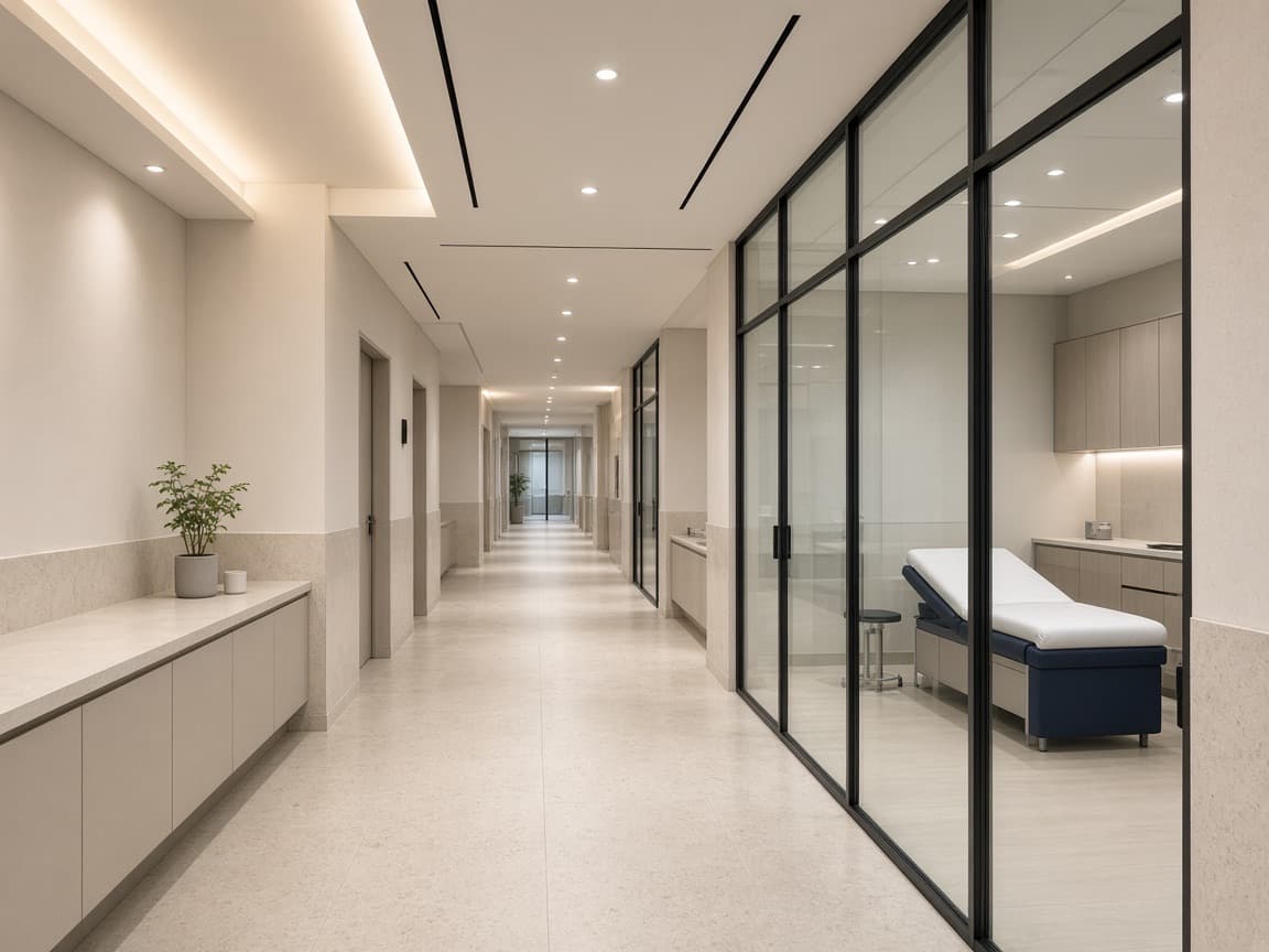 Clinics and healthcare facilities.